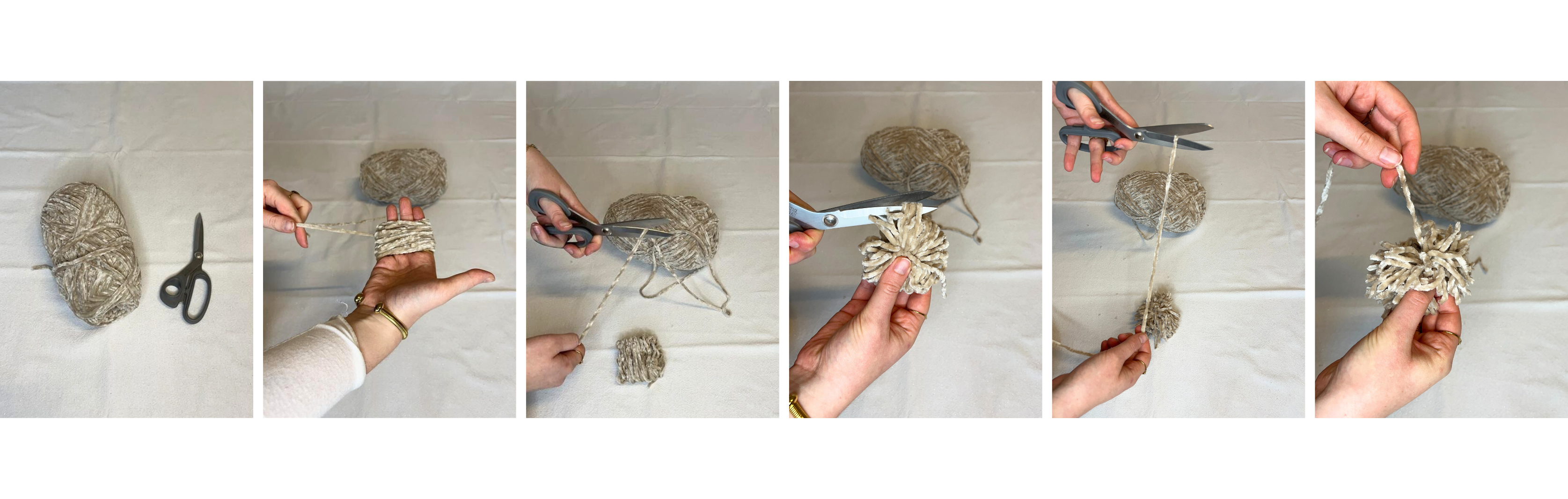 DIY-speeltje voor katten: pomponspeeltje